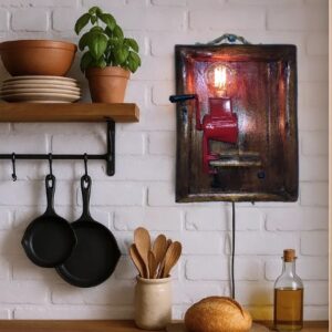 Lampara de pared: Cuadro Rayador