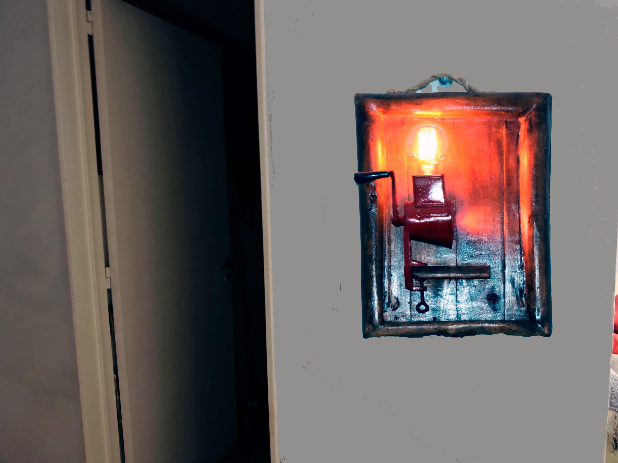 Lampara de pared: Cuadro Rayador - Image 4